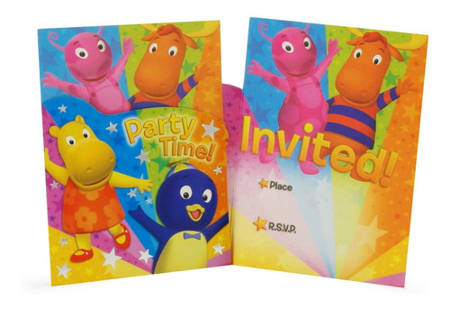 American Greetings The Backyardigans: Die Cut Invitations