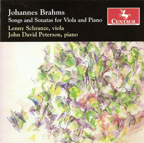 J. Brahms; Leonard Schranze Canciones Y Sonatas Para Viola Y