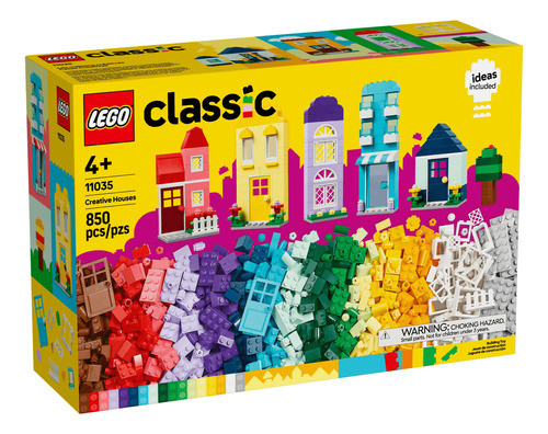 Lego Classic 11035 Casas Criativas Brinquedo Com 850 Peças