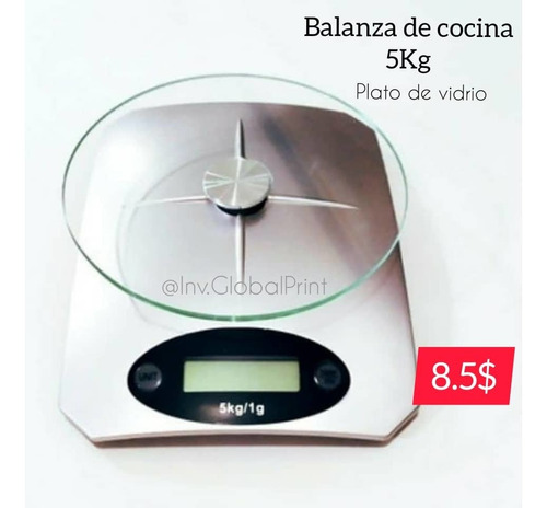 Balanza Peso Digital De Cocina 7y 10kg (somos Tienda Fisica)