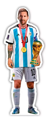 Gigantografía Messi Copa Del Mundo Tamaño Real Max. Calidad