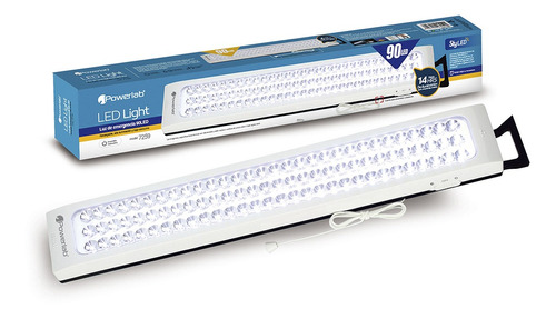 Lampara Emergencia Recargable Powerlab 90 Led