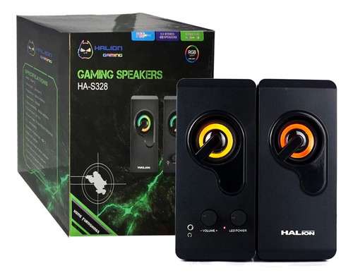 Parlantes Para Pc  Computadora Luces Rgb Precio X Mayor 