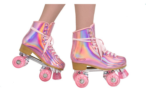 Vivid Skates Pink Prisma Patines 10