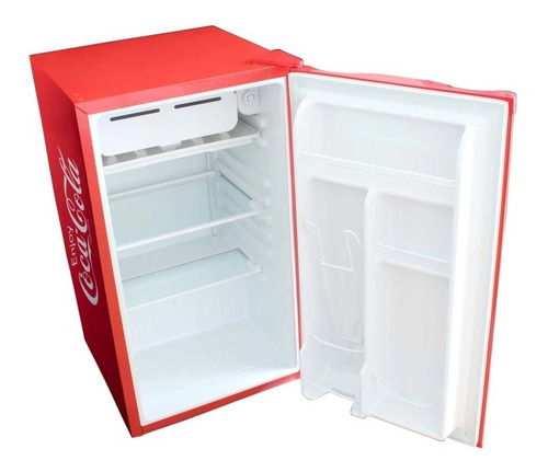 Frigobar Rojo 90l C/puerta Reversible Fbcoke32e Dace