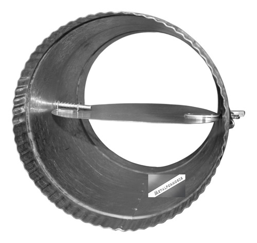 Compuerta Con Cuadrante Manual 8 Galvanizado Calibre 26