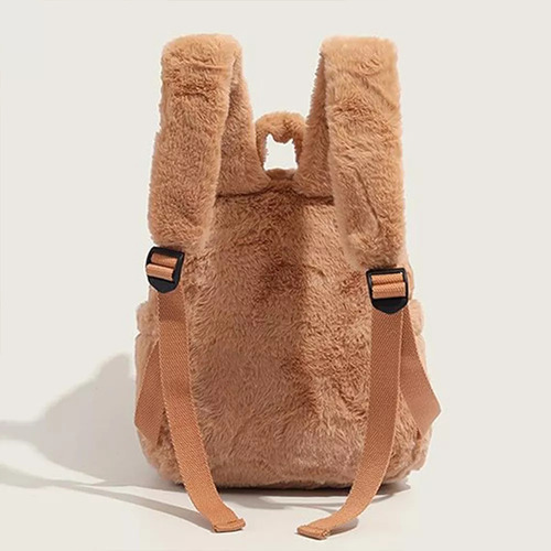 Linda Mochila De Peluche Para Muñecas Capibara