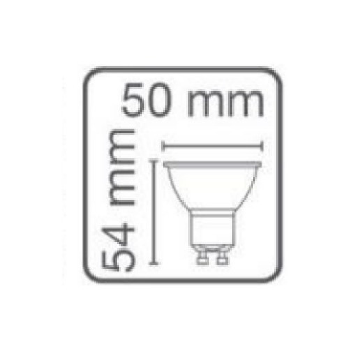 Lámpara Led Dicroica 4w Par 16 Ledvance Osram Color De La Luz Blanco Cálido
