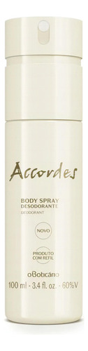 O Boticário Accordes Desodorante Body Spray