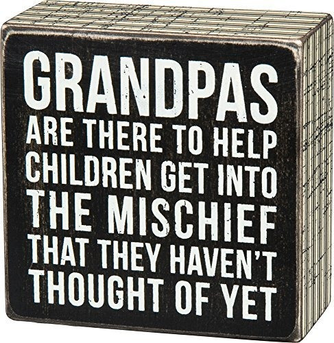 Primitives By Kathy Primitivos De Box Sign, Grandpas