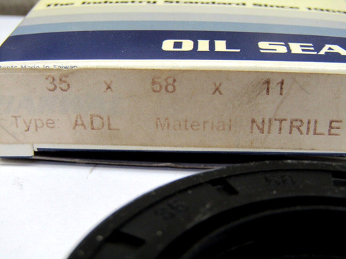 Harwal 35x58x11 Adl 35mm X 58mm X 11mm Metric Oil Seal Jje
