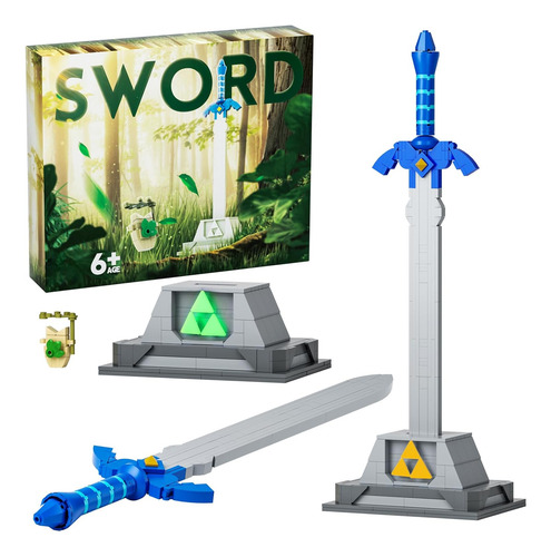 Master Sword Juego De Construcción Con Tri-force Luminoso, J
