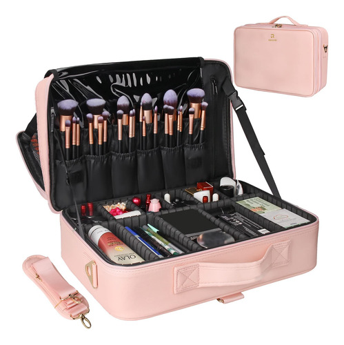 Relavel Estuche De Maquillaje Grande Para Maquillaje, Estuch