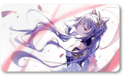 Mousepad Xl 58x30cm Cod.541 Anime Keqing Genshin Impact