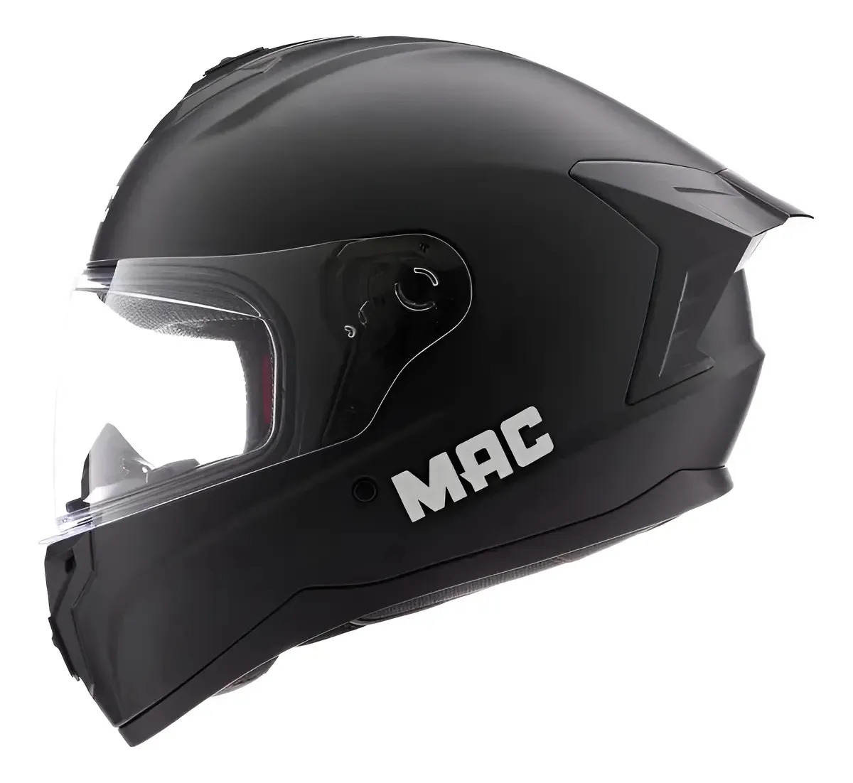 Casco Integral Mac Ff070 Volt Negro Mate -en Teo Motos Diseño Liso Tamaño del casco XXL