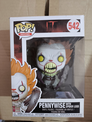Funko Pop! Pennywise With Spider Legs 542 - It Muñeco (Usado)