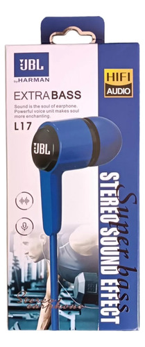 Audífonos Alámbricos Manos Libres Jbl L17 Stereo Sound 