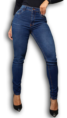 Calça Carmen Jeans Feminina  Com Lycra Cintura Alta 1075