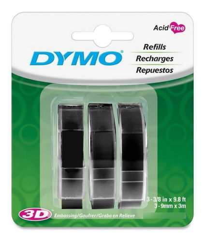 Cinta Dymo De Vinil 9mm Para Organizer Xpress 1 Pack.