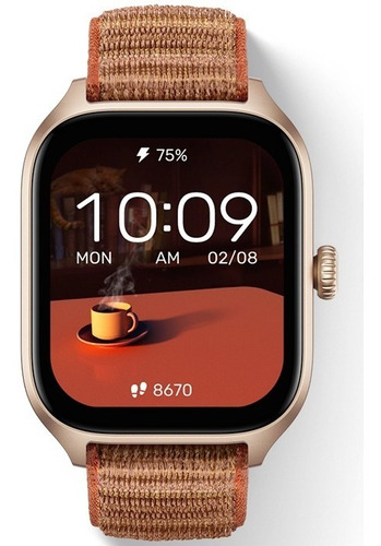 Imagen 4 de 7 de Smartwatch Reloj Inteligente Amazfit Gts 4 Marrón 1.75 Cuota