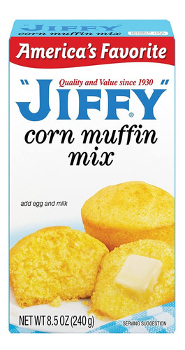 Jiffy Corn Muffin Mix Box 8.5 Oz - 0072486010041