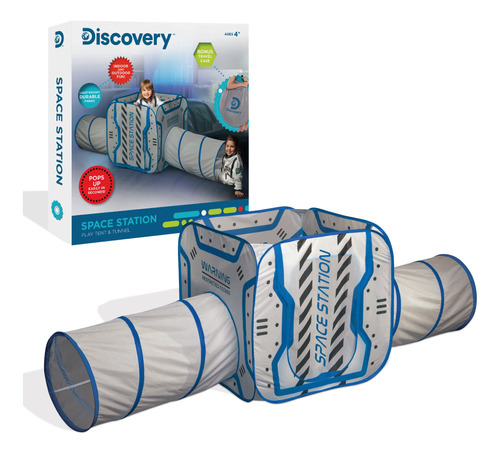 Discovery Kids Tienda De Campana De Aventura 2 En 1 Con Tubo