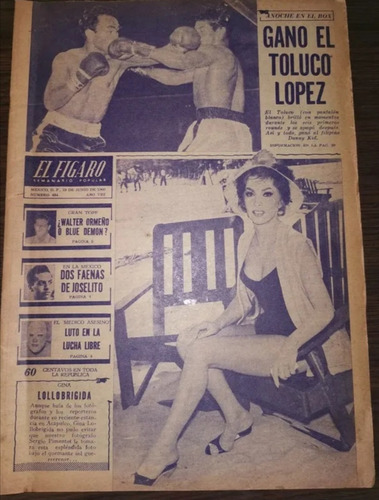 Periodico Antiguo El Figaro 1970 Walter Ormeño O Blue Demon