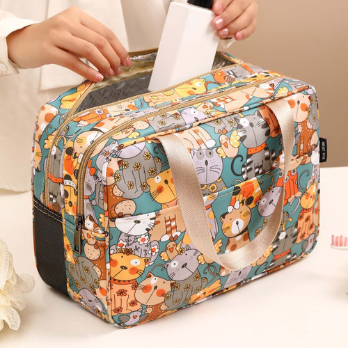 Zh Bolsa Maquillaje Portátil For Mujer, Bolsa Maquillaje