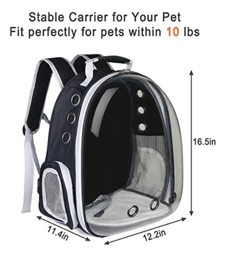 Geerduo Mochila Para Gatos, Bolsa De Burbujas Para Aerolínea