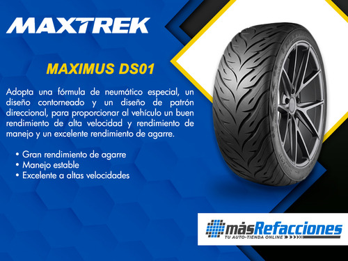 2 Llantas 215/40r17 87w Maxtrek Maximus Ds01 Sin Rin