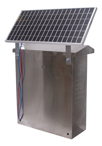 Imagen 1 de 3 de Electrificador Solar -4.8 J.-incluye Panel/bateria