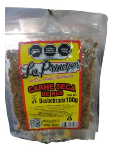 Pack 2 Carne Seca De Res La Principal 100g C/u Montemorelos