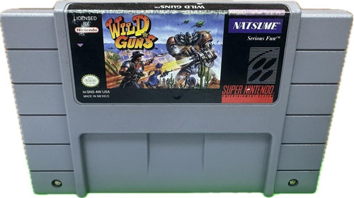 Wild Guns Super Nintendo Snes Original Garantizado Funcional (Reacondicionado)