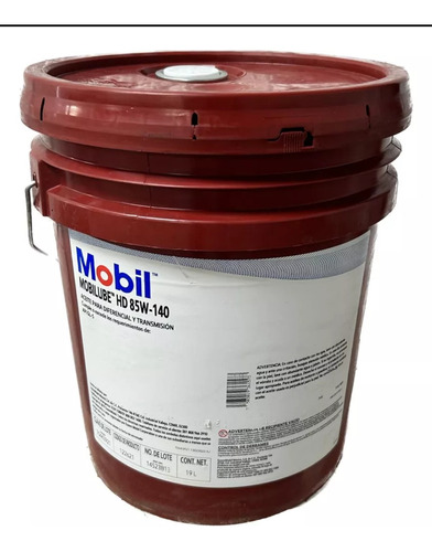 Aceite Mobil Mobilube Hd 85w-140 19l.