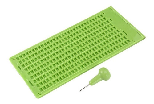 Juego De 3 Lápices Y Pizarra Para Escribir En Braille, 9 Lín