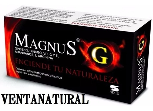 Magnus G Estimulante Sexual Mujer Y Hombre Vigorizante