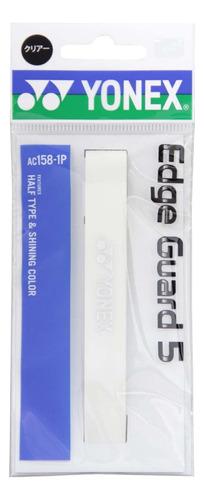 Cinta Protector Yonex Edge Guard 5 Blanco Plata Para Raqueta