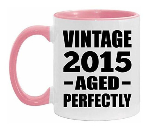 Taza, Vaso Desayuno - 7th Birthday Vintage 2015 Aged Perfect