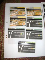 Comprar Tarjetas Subtepass Lote 14 Tarjetas Pase Lineas Dy H Etc