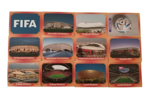 Figuritas Mundial Qatar - Estadios Completos + Fwc1 + Fwc18 