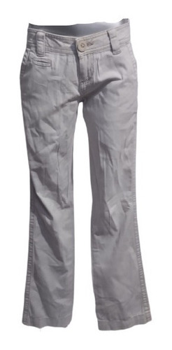 Pantalón Aeropostale Skinny Flare Color Beige Talla 1/2 Long