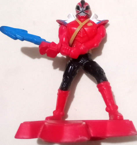 Muñeco Power Rangers Super Samurai Rojo 2013