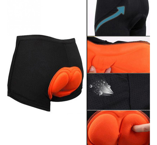 Pantalones Cortos De Ciclismo Para Hombre, Ropa Interior Aco