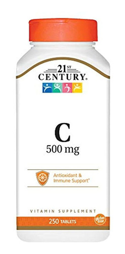 21st Century C 500 Mg Comprimidos, 250 Unidades
