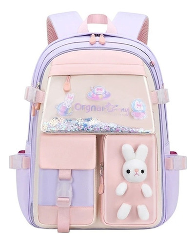 Mochila Escolar Antirrobo Impermeable Kawaii Para Niñas