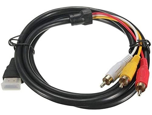 Cable Chenduomi Hdmi A Rca Tv Cable Hdmi Macho A 3 Rca Hembr