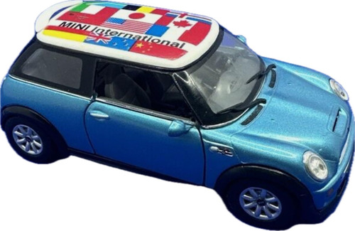 Kinsmart Mini Cooper S 5 Escala 1:28 Modelo De Metal Fundido