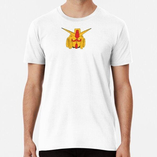 Remera Diseño De Cabeza De Anime Gundam Rx-78-2 Ver.4 Algodo