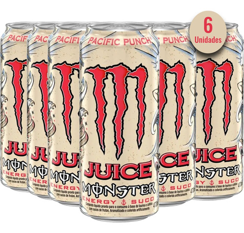Energético Monster Pacific Punch Lt 473ml (6 Unidades)