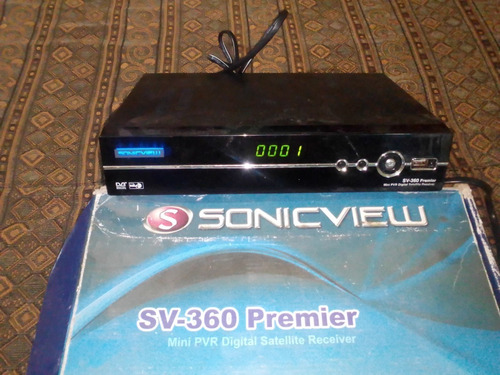 Receptor Tv Satelital Sonicview Sv-360 Premier - Pvr / Usb